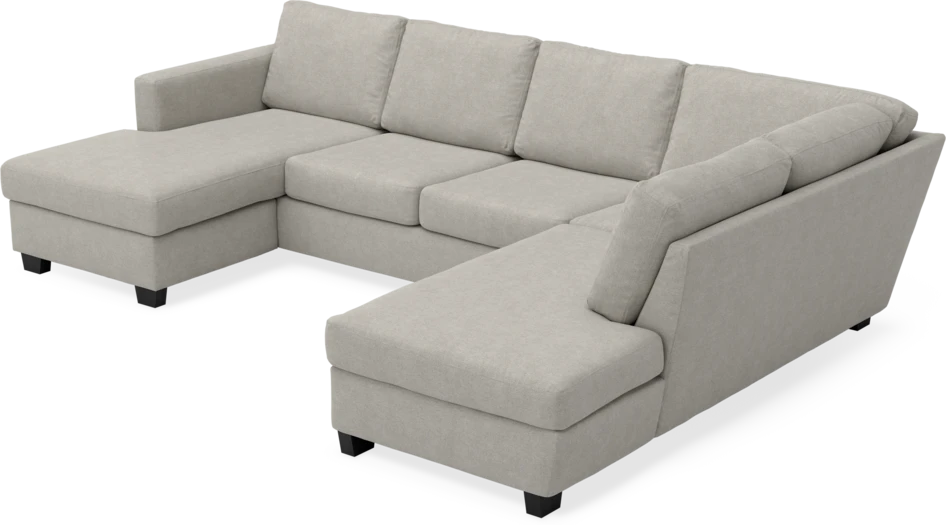 Friday - 3-sits soffa med schäslong vänster och divan höger - Beige