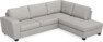 Friday - 2,5-sits soffa med divan höger - Vit