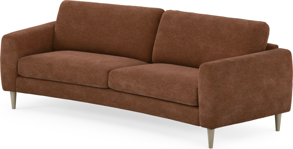 Bridge - 3-sits soffa svängd - Orange
