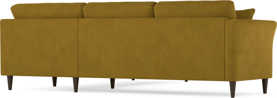 Eden - Hörnsoffa, 2,5+2,5-sits - Gul