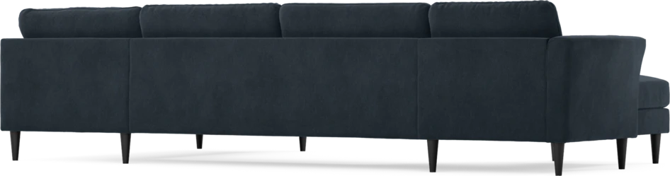 Bridge - 3-sits soffa med schäslong vänster och divan höger - Blå