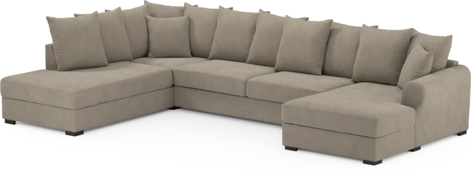 Town - 3-sits soffa med divan vänster och schäslong höger - Beige