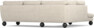 Madison Lux - 2-sits soffa med divan vänster - Beige