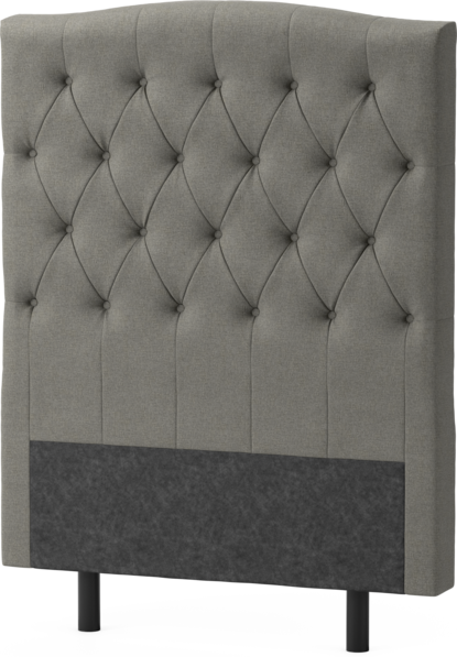 Delux Välvd - Sänggavel, 90-210 cm - Grå