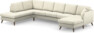 Eden - 3-sits soffa med divan vänster och schäslong höger - Vit