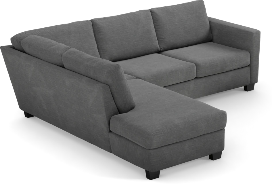 Friday - 2,5-sits soffa med divan vänster - Grå