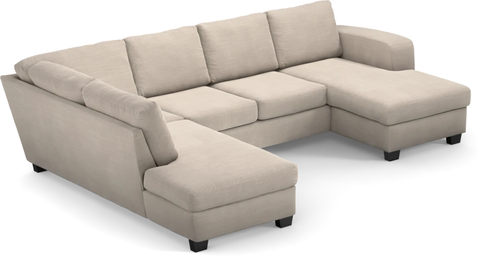 Friday - 3-sits soffa med divan vänster och schäslong höger - Beige