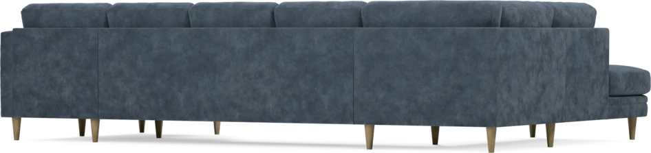 Eden - 3-sits soffa med divan vänster och schäslong höger - Blå