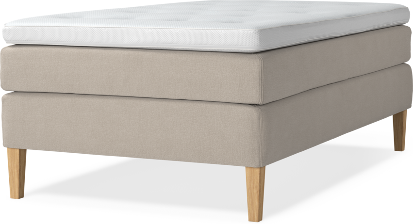 Delux Sense - Kontinentalsäng, enkelsäng 120 cm med bäddmadrass