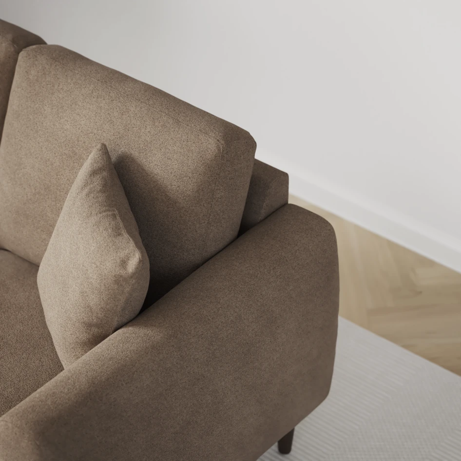 Eden - 2,5-sits soffa - Brun