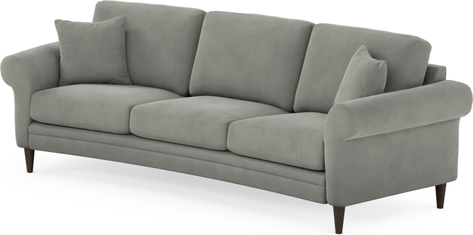 Eden - 3-sits soffa svängd - Grå