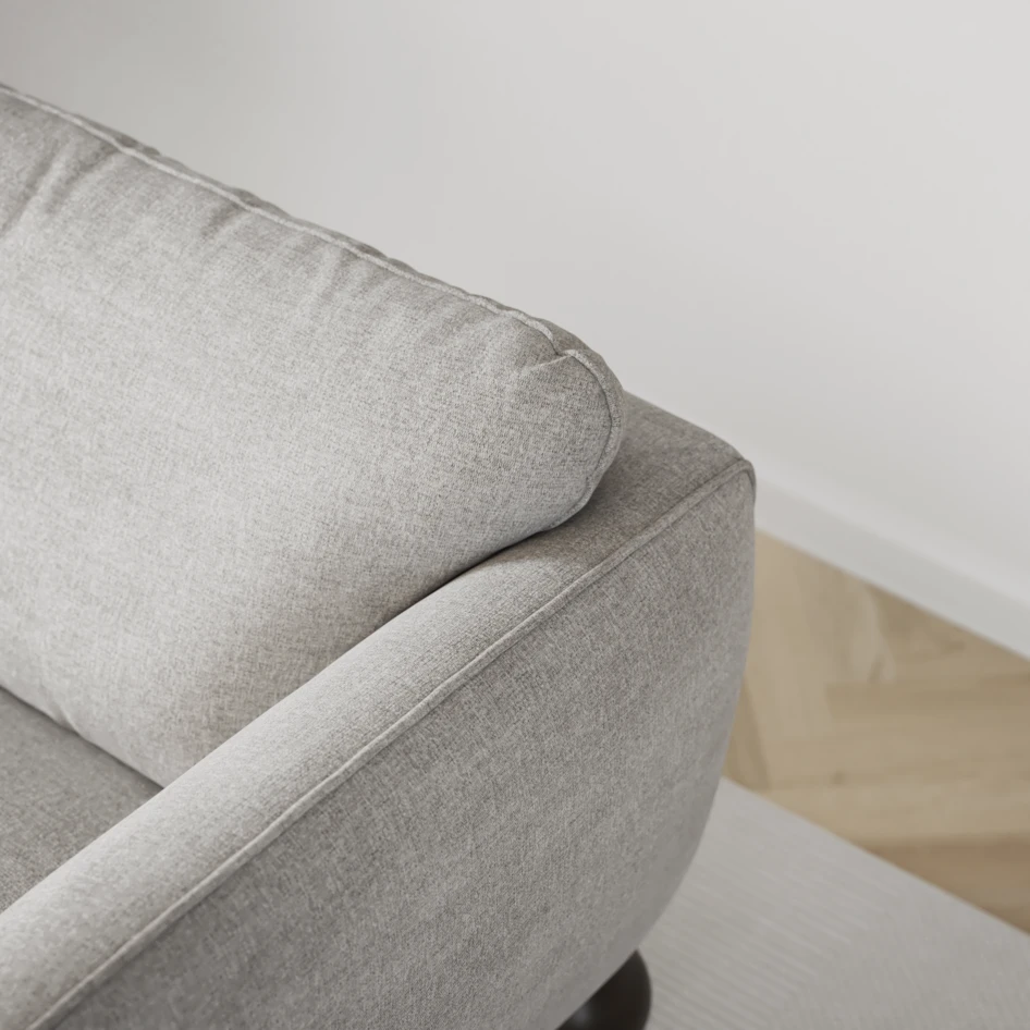 Madison - 2-sits soffa med divan vänster och schäslong höger - Grå