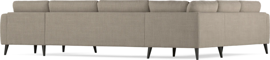 Bridge - Hörnsoffa, 2+3-sits med schäslong höger - Beige