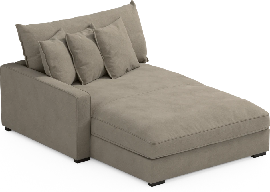 Rossi - Schäslong XL vänster - Beige