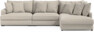 Rossi - 3-sits soffa med divan höger - Beige