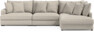 Rossi - 3-sits soffa med divan höger - Beige