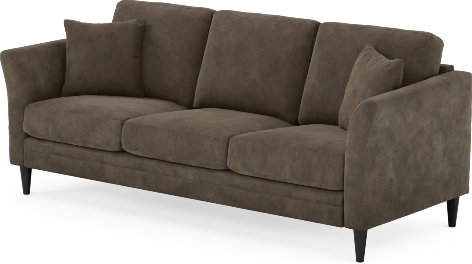 Eden - 3-sits soffa - Brun
