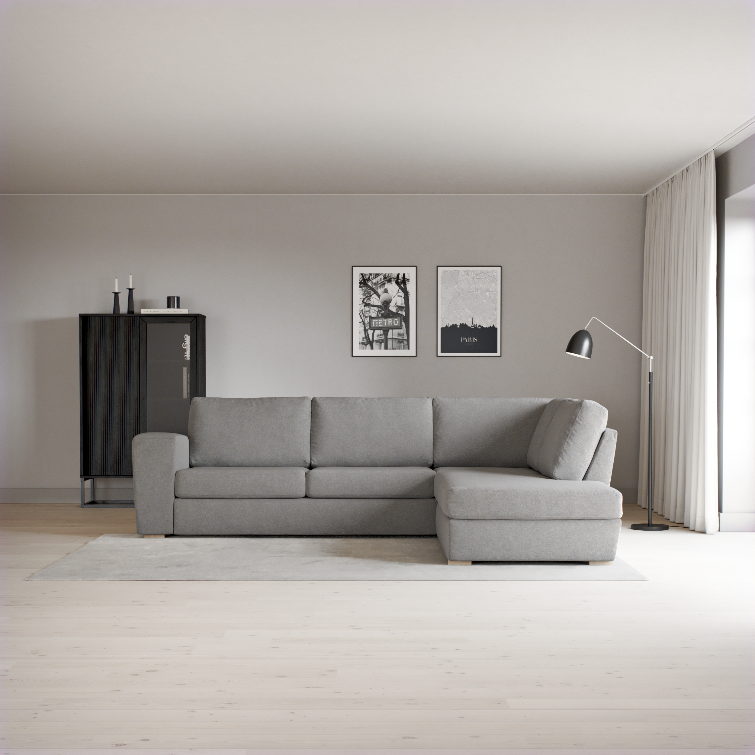 Friday - 2,5-sits soffa med divan höger - inspiration