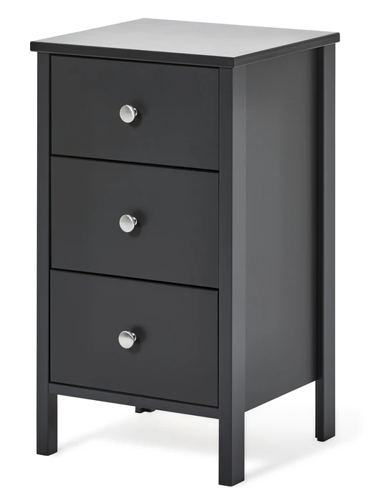 Story, Sängbord med 3 lådor, 40x37x70 cm