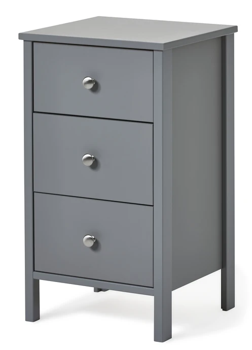 Story, Sängbord med 3 lådor, 40x37x70 cm