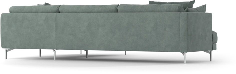 Harper - 3-sits soffa med divan höger - Blå