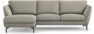 Madison Lux - 2-sits soffa med schäslong vänster - Grå