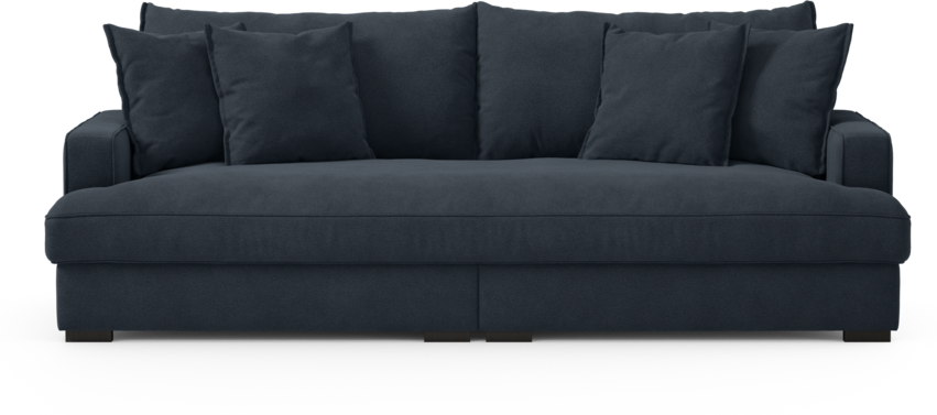 Rossi - 3-sits soffa, hel dyna - Blå