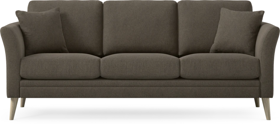 Eden - 3-sits soffa - Brun