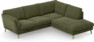 Madison Lux - 2-sits soffa med divan höger - Grön