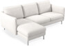 Madison Lux - 2-sits soffa med schäslong vänster - Beige