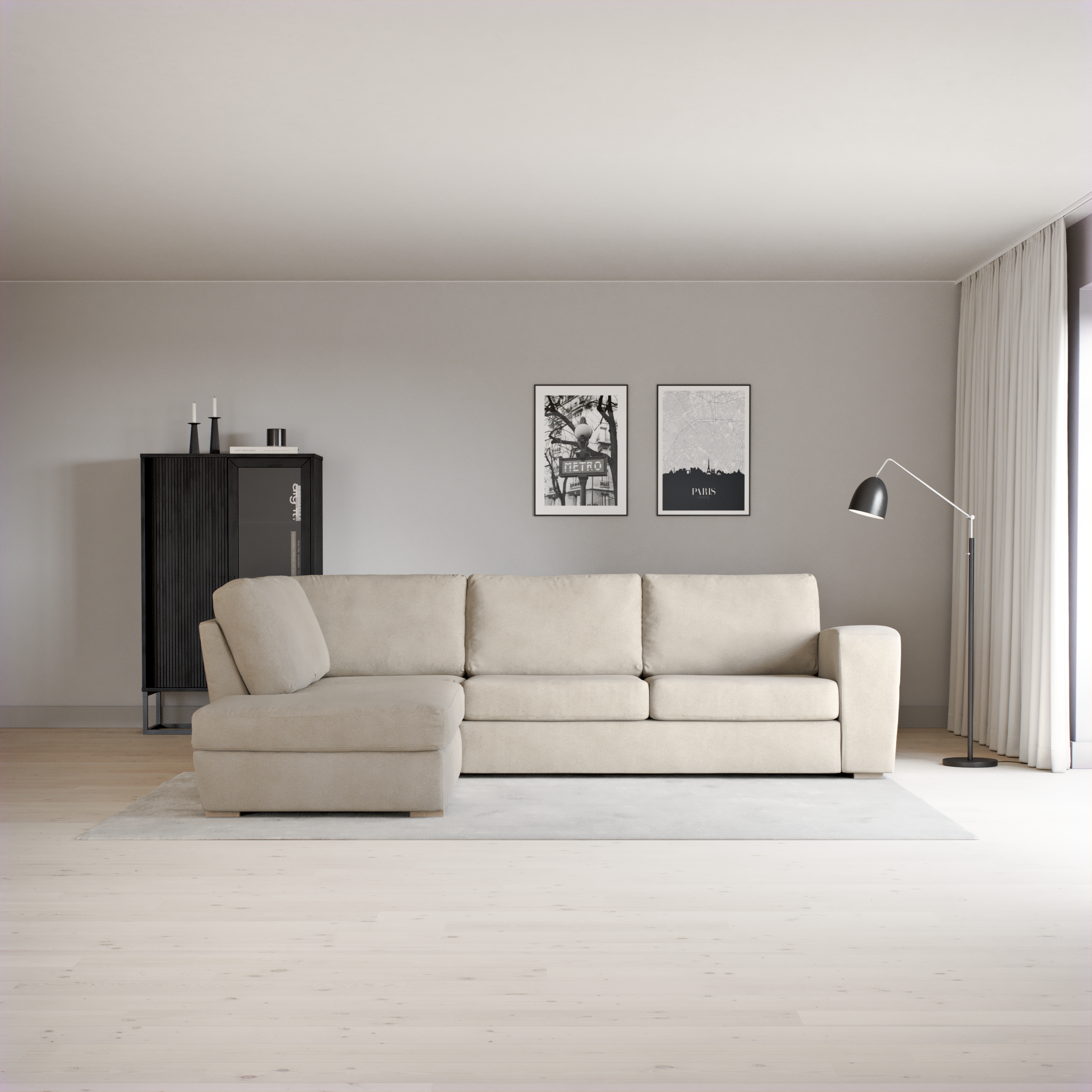 Friday - 2,5-sits soffa med divan vänster - inspiration