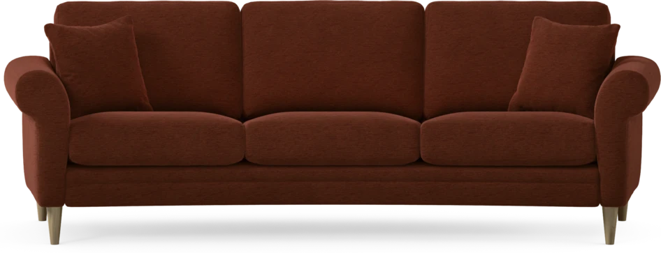 Eden - 3-sits soffa svängd - Orange