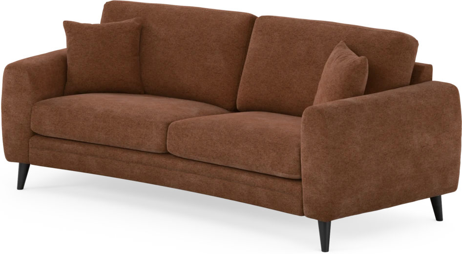 Eden - 2,5-sits soffa svängd - Orange