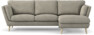 Madison Lux - 2-sits soffa med schäslong höger - Vit
