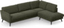 Bridge - 3-sits soffa med divan höger - Grön