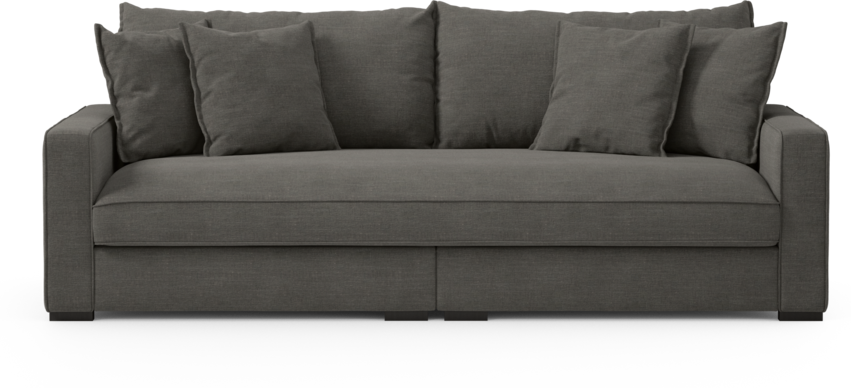 Rossi - 3-sits soffa, hel dyna - Grå