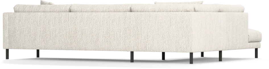 Harper - 3-sits soffa med divan vänster - Grå