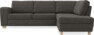 Friday - 2,5-sits soffa med divan höger - Grå