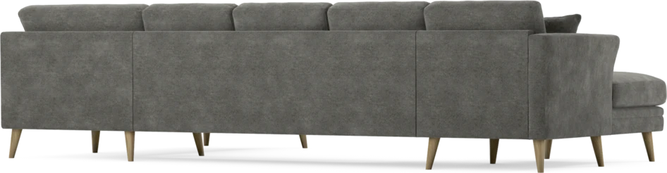 Eden - 3-sits soffa med schäslong vänster och divan höger - Grå