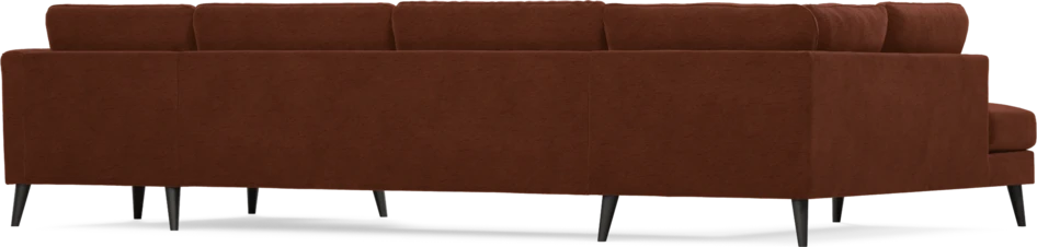 Bridge - 3-sits soffa med divan vänster och schäslong höger - Orange