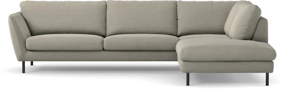 Madison Lux - 3-sits soffa med divan höger - Grå