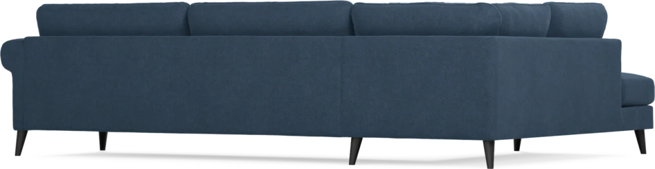 Bridge - 4-sits soffa med divan vänster - Blå
