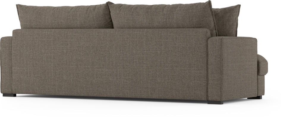 Mila - 4-sits soffa, hel dyna - Brun