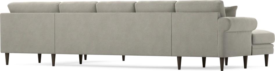 Eden - 3-sits soffa med schäslong vänster och divan höger - Grå