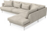 Harper - 3-sits soffa med divan höger - Beige