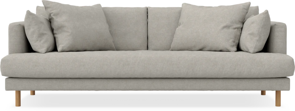 Harper - 3-sits soffa, hel dyna - Beige
