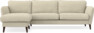 Bridge - 3-sits soffa med schäslong vänster - Beige