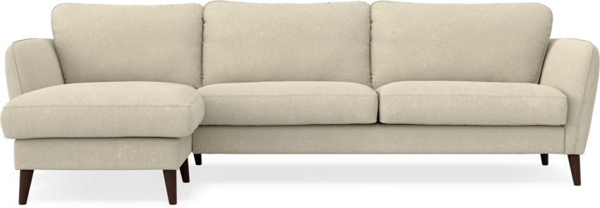 Bridge - 3-sits soffa med schäslong vänster - Beige