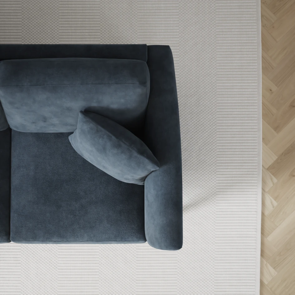 Eden - 3-sits soffa - Blå