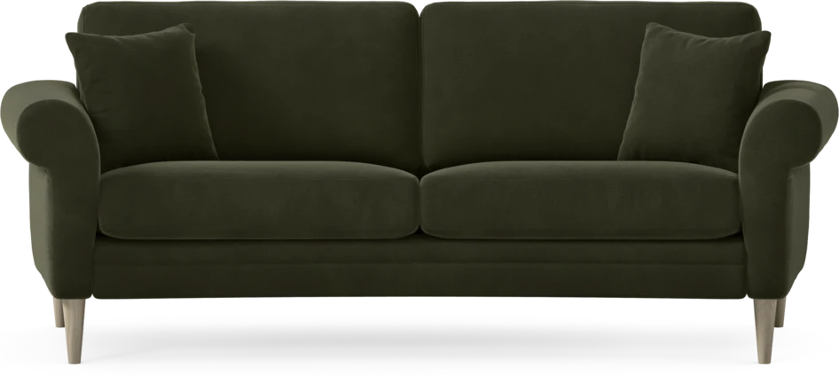 Eden - 2,5-sits soffa svängd - Grön